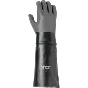 Thermaprene™ 19-024 Gloves - Medium/8, X-Large/10, 18", 85-mil, Gauntlet, Neoprene, Cotton, EN 374:2016-1 Type A/EN 374:2016-5, AKLMPT, 12, Black
