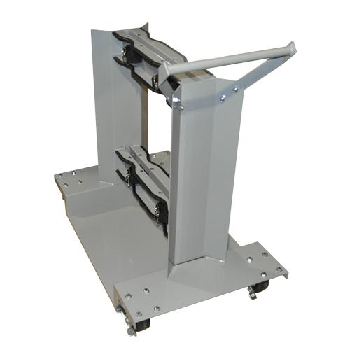 Mobile Cylinder Supports - Steel, 24", 36", 40", 1600 lbs., Polyolefin, 24" W x 40" L, 4" - Image 2