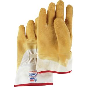Nitty Gritty® Coated Gloves - Large/10, Non-Knit, Cotton, Rubber Latex, Dipped Palm, Unlined, Wrinkle, Pair, 72, Safety