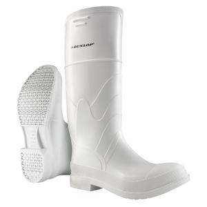 White Boots - PVC, 10, 6, 7, 8, 9, 11, 12, 13, Steel, Puncture Resistant, ASTM F2413, Impermeable