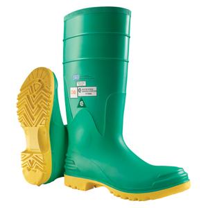Hazmax® 16" Kneeboot - PVC, 10, 6, 7, 8, 9, 11, 12, 13, Steel, Puncture Resistant, Meets/Exceeds CSA Green Triangle/Meets/Exceeds CSA Omega/ASTM F2413/NFPA 1991, Impermeable