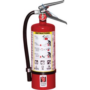 Fire Extinguisher - ABC, Dry Chemical, 5 lbs., 3A:10BC, 8' - 10', Wall/Vehicle, ULC, 13-14, 195, 16", 4.25"