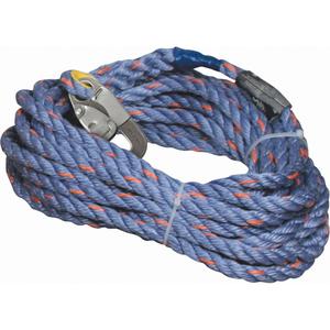 Miller® Vertical Lifelines - Co-polymer, 25', 5/8", Snap Hook