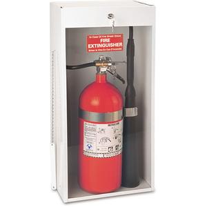 Surface-Mounted Fire Extinguisher Cabinets - 10.5625", 6.5625", 24.3125", 10-lb Dry Chemical