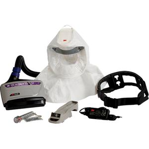 Versaflo™ Powered Air Purifying Respirator TR-600 Easy-Clean Kit - Hard Hat & Faceshield, Lithium-Ion, NIOSH