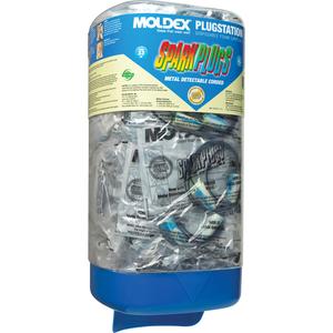 PlugStation® with Metal Detectable Corded SparkPlugs® Earplugs - 150, 33 dB