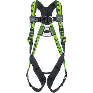 Miller® Aircore™ Harnesses - Work Positioning/Ladder Climbing/Fall Arrest, ALP, 400 lbs., Universal, Back - Front - Side, Quick-Connect, Quick-Connect, Aluminum