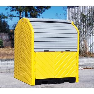 4-Drum Ultra-Hard Top Plus® - 66", 64", 84", 75 US gal., 9000 lbs., Polyethylene, 4, No, 75 US Gallons