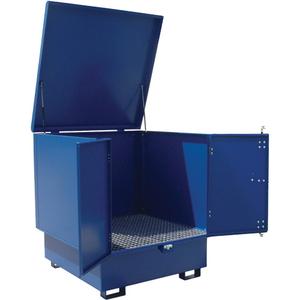 Outdoor Steel Spill Containment Shelters - 47", 47", 40", None, None, 4, 16 gauge galvanized steel, 105 lbs., NFPA 30, NFC 2010