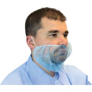 Disposable Beard Covers - Polypropylene, Blue