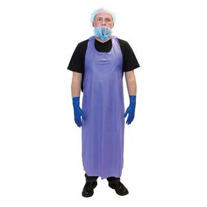 Vinyl Aprons - Vinyl, 45", 35", Blue, 35" x 45", 12, Package