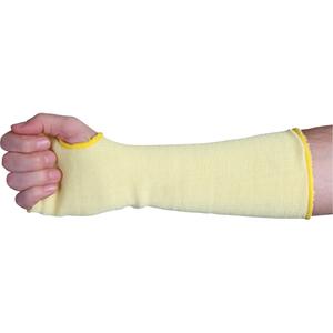 2-Ply Cut-Resistant Sleeves - 22", ANSI/ISEA 105 Level 3, Yellow, Kevlar®