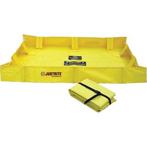 QuickBerm® Lite Containment Berm - 79 gal., 119 gal., 159 gal., 318 US gal., 398 US gal., Snap-Up Bracket, 8" W x 11" L x 5" H