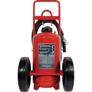 Red Line® Wheeled Fire Extinguishers - BC, Dry Chemical, 150 lbs., 240B:C, 0' - 25', None, ULC, Rubber Tire