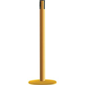 Marine Receiver Posts - 38", Steel, Yellow, 2.5", 14"