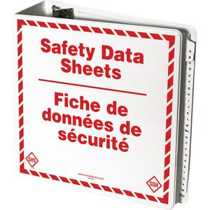 Safety Data Sheet Binders - English & French, 3", SDS