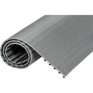 Sheer-Grip™ Mats - 2', 2', 21', 22', 23', 24', 25', 26', 27', 28', 29', 30', 31', 32', 33', 34', 35', 36', 37', 38', 39', 1/2", Grey, PVC, Wet, Drainage, Slotted