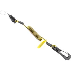 Coil Tool Tether - Coil, Clip/Loop, 2 lbs., 34", 7"