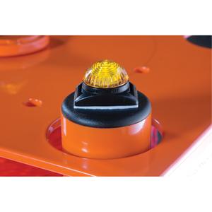 Lights for Portable Safety Zone Barrier - Amber