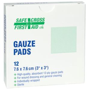 Gauze - Pad, 3", 3", Sterile, Class 1