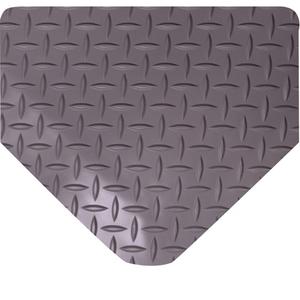 SpongeCote® Mats No.415 - 2', 10', 4', 50', 5', 9/16", Grey, PVC Sponge, Dry, Solid, Diamond