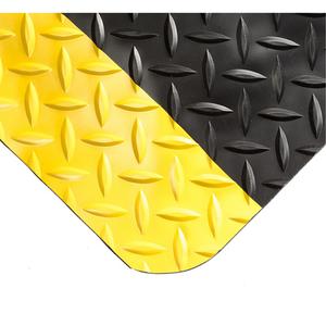 Smart Mats No.497 - 2', 10', 12', 16', 20', 4', 5', 8', 5/8", Black/Yellow, PVC/Urethane, Dry, Solid, Diamond, 1 Year