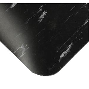 Tile-Top AM Spongecote Anti-Microbial Mats No.420 - 4', 10', 4', 5', 6', 1/2", Black, Vinyl/Nitrile, Dry, Solid, Smooth