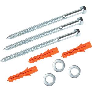 Car Stops - HARDWARE, For 6' Car Stops