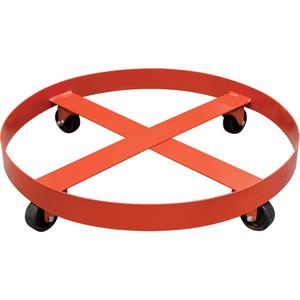 Poly-Collector™ Drum Dolly - None, 900 lbs., 27.1" dia. x 1.56" H