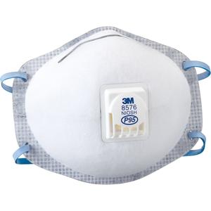 8576 Particulate Respirators - NIOSH, Standard, Cup, With, P95