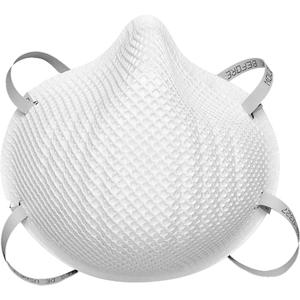 2200 Particulate Respirators - NIOSH, Medium/Large, Cup, Without, N95, White