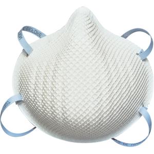 2200 Particulate Respirators - NIOSH, Low Profile, Cup, Without, N95, White, Low profile