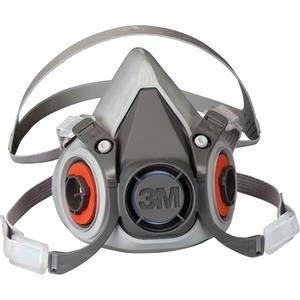 6000 Series Half Facepiece Reusable Respirator - Small, Medium, Large, Thermoplastic, NIOSH approved