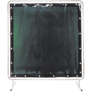 Welding Screen and Frame - 2, Green, 6' x 10'