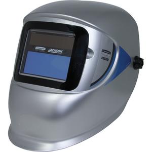 WH40 Variable ADF Welding Helmet - Silver, 3.77" L x 1.65" W, 9 - 13