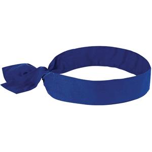 Chill-its® 6700 Cooling Bandanas - Blue, Evaporative, Acrylic Polymer Crystals, Tie