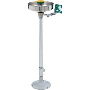 Axion® Eye/Face Wash Station - Pedestal, Stainless Steel