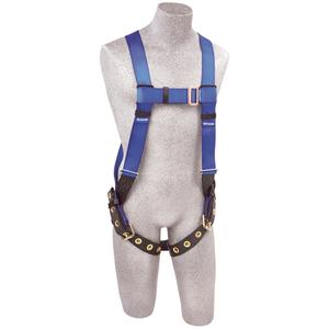 Entry Level Vest-Style Harness - Fall Arrest, A, 310 lbs., Universal, Back, Tongue Buckle, Pass-Through/Mating