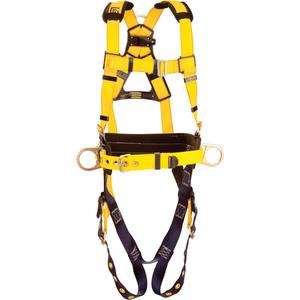 Delta™ Harnesses - Work Positioning/Fall Arrest, AP, 420 lbs., Medium, Large, X-Large, Back - Side, Tongue Buckle, Tongue Buckle
