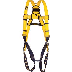 Delta™ Harnesses - Fall Arrest, A, 420 lbs., Universal, Back, Pass-Through/Mating, Tongue Buckle