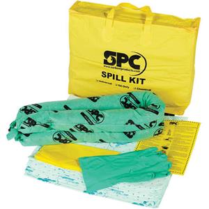 Economy Spill Kit - Hazmat, Bag, 4 US gal., Portable, 4