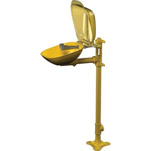 Halo™ Eyewash Stations - Pedestal, Plastic, Plastic, ANSI Z358.1, Eyewash