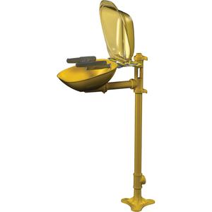 Halo™ Face/Eyewash Stations - Pedestal, Plastic, Plastic, ANSI Z358.1