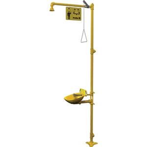 Halo™ Combination Emergency Shower & Eyewash Station - Shower, Sold Separately, Plastic