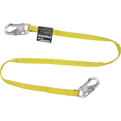 Miller® Web Lanyard - 6', B, Snap Hook, Snap Hook, Polyester, 1