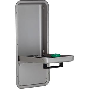 Eye/Face Wash Station - Wall-Mount, Stainless Steel, Stainless Steel, ANSI Z358.1