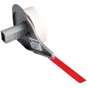 Indoor-Outdoor Label Printer Tape - Vinyl, Red, 0.5", BMP® 71, 50 feet