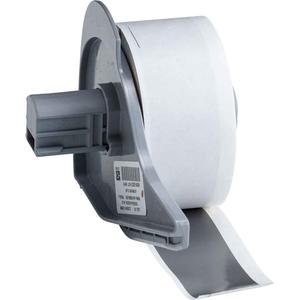 Indoor-Outdoor Label Printer Tape - Vinyl, Grey, 1", BMP® 71, 50 feet