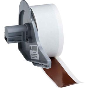 Indoor-Outdoor Label Printer Tape - Vinyl, Brown, 1", BMP® 71, 50 feet