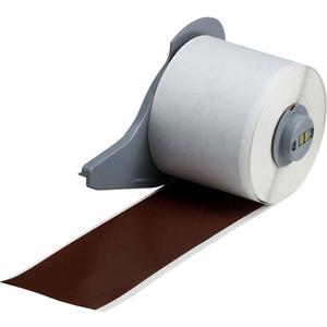 Indoor-Outdoor Label Printer Tape - Vinyl, Brown, 2", BMP® 71, 50 feet
